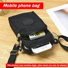 Сумка-мессенджер, сумка-кошелек для монет, сумка на запястье, женская сумка, кошелек для монет, нейлоновая подвесная сумка на шею для бега