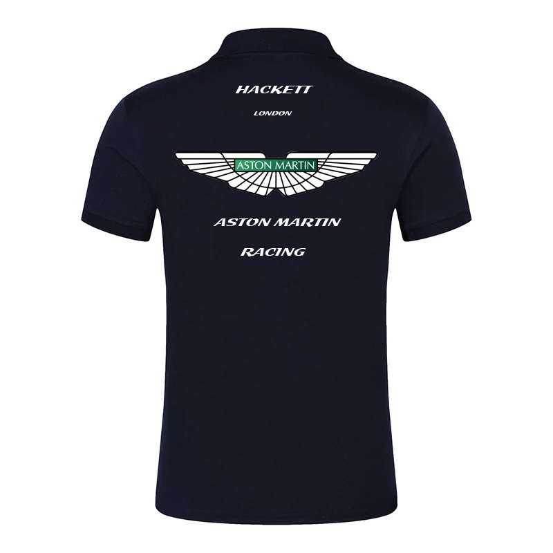 Летняя мужская рубашка поло с коротким рукавом Классические брендовые дышащие