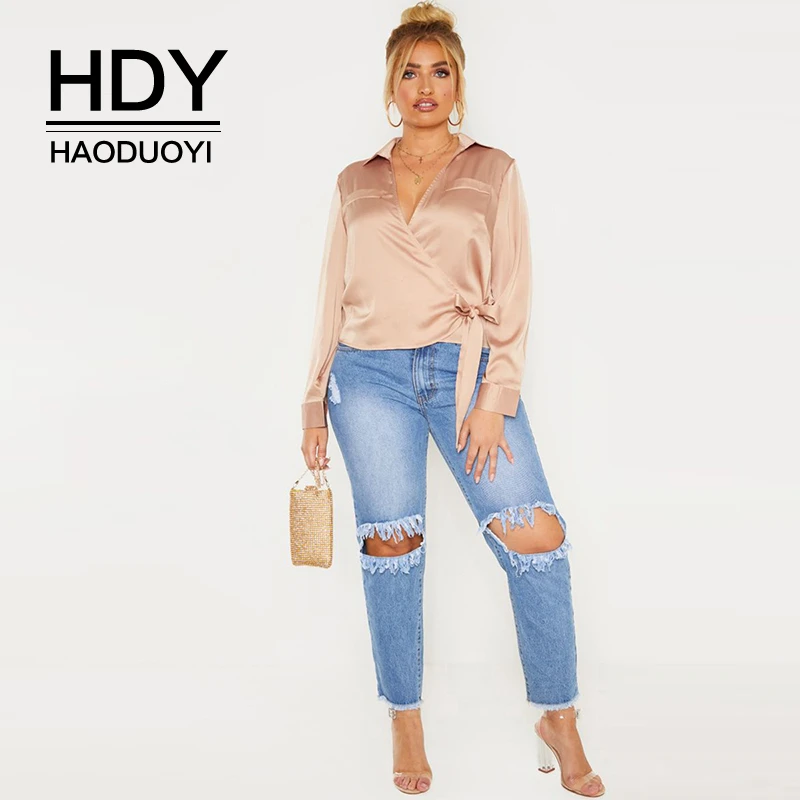 HDY Haoduoyi Новое поступление Летняя мода Дамская размера плюс модная сексуальная