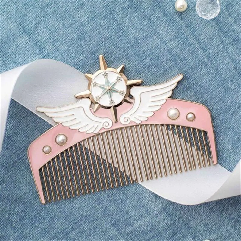Сейлор Мун расческа Cardcaptor Сакура косплей костюмы реквизит розовые девушки