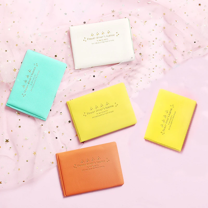 Новинка Модная Сумка Для водительских прав карамельных цветов Удобный чехол из