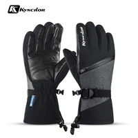 cool winter men women ski gloves touch screen outdoor sports skiing gloves windproof waterproof pu resistance cloth snow