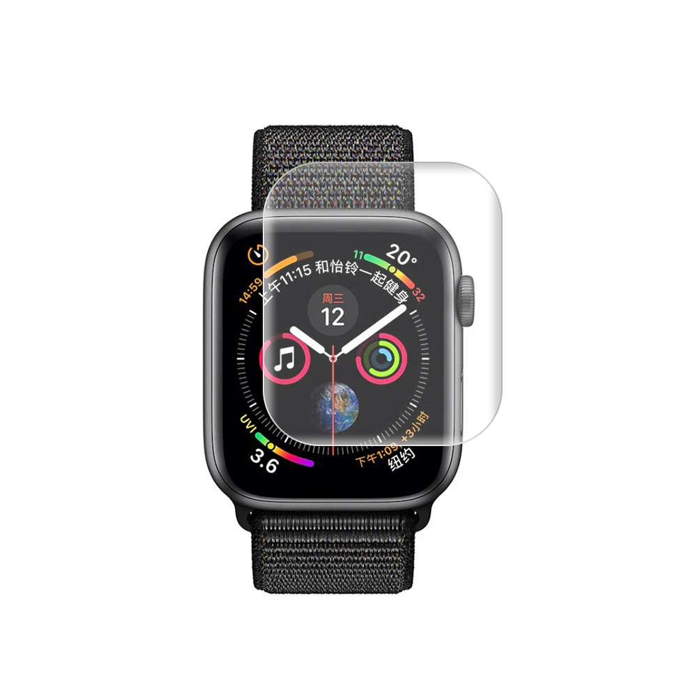 Пленка из ТПУ для смарт часов Apple Watch серии 4 3 2 1 40/44/38/42 мм защитная пленка