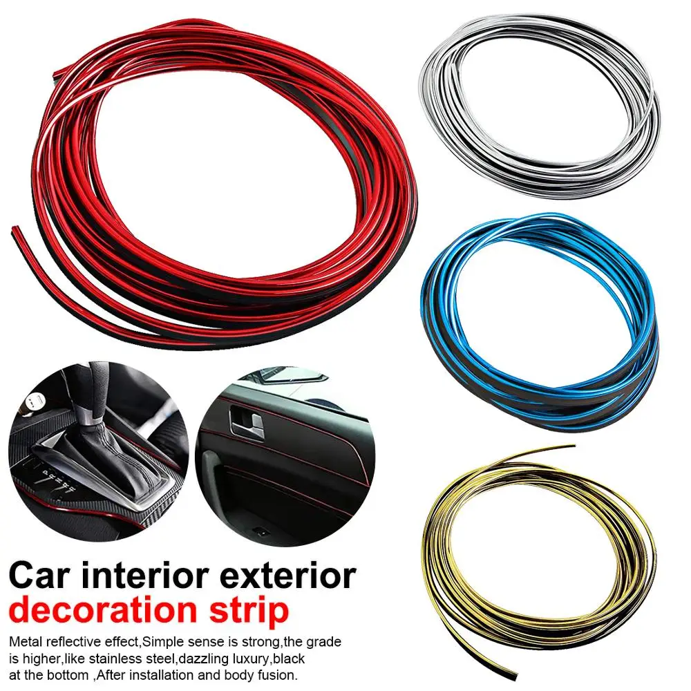 Автомобильная уплотнительная лента 5 м для внутренней отделки дверей peugeot bmw toyota
