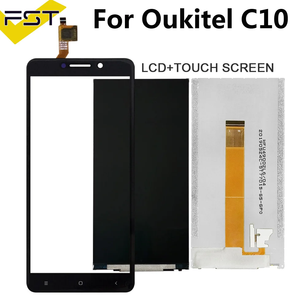 Черный экран 5 0 дюйма для Oukitel C10 ЖК дисплей + дигитайзер сенсорного экрана