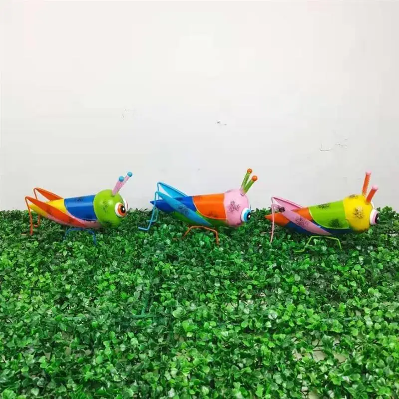 Кузнечик ремесла металлическая садовая статуя саранчом для улицы двор