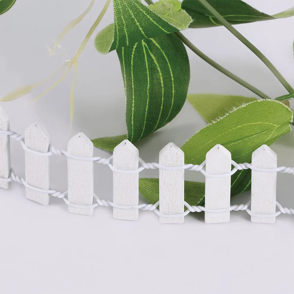 100 см * 3 миниатюрный маленький деревянный забор Сделай Сам кукольный домик