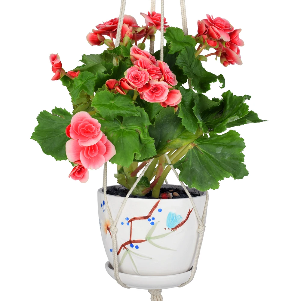 Вешалка для растений из 100% хлопка крючок держатель кастрюль вешалка ручной