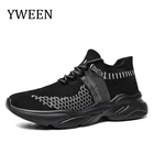 YWEEN носки для игры в теннис; Мужские кроссовки 9908 мужской Beathable; Обувь из сетчатого материала; Мужские ботинки со шнуровкой повседневная обувь Tenis Masculino размера плюс