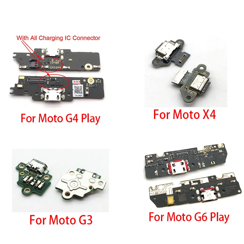 20 шт./лот док станция с USB разъемом для зарядки гибкий кабель микрофон Motorola Moto G4 G5 G6