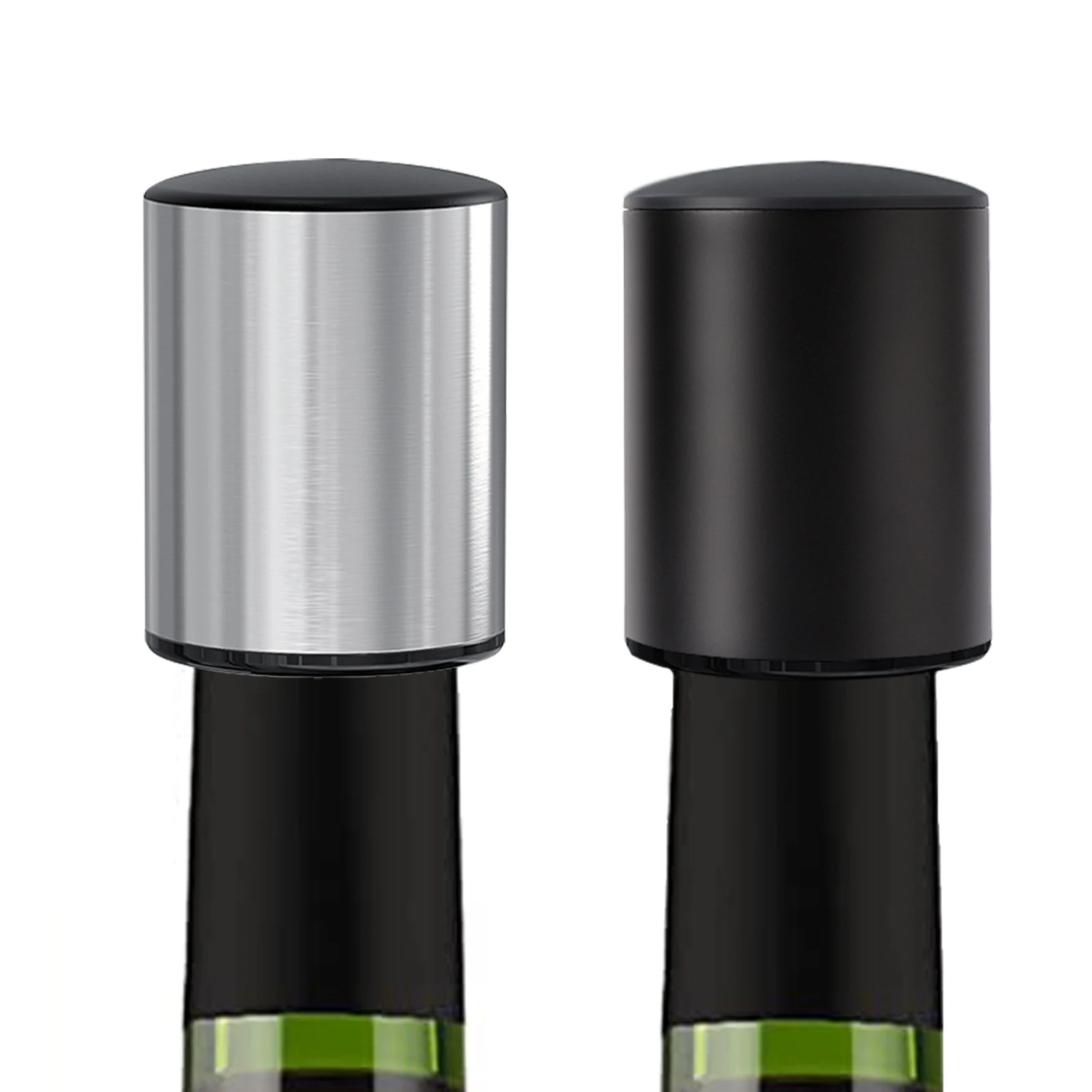 

Vacuum Wine Stopper Stainless Steel Red Wine Bottle Sealer Silicone Saver Cover Cap Fresh Keeper Bar Tools Kitchen Accessories