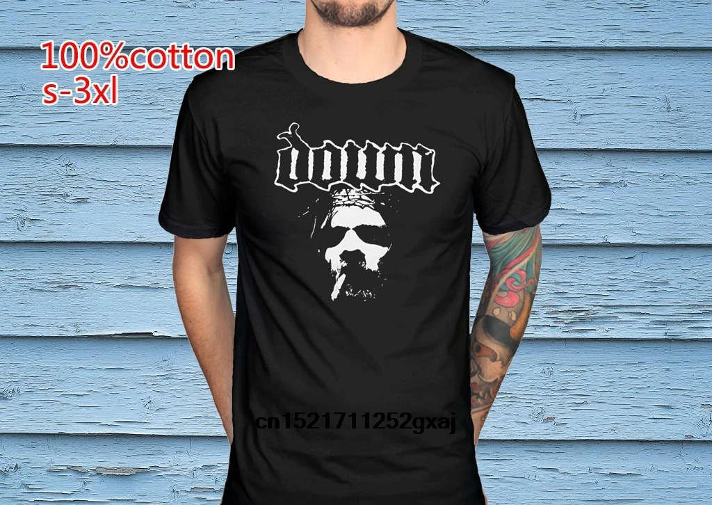 Мужская футболка со спущенным лицом товар рок группы Pantera Crowbar Arson Anthem забавная