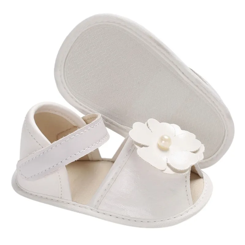 

New Girls Shoes Fresh Flowers Cute Flower Baby Princess Shoes Newborn First Walkers PU Flowers