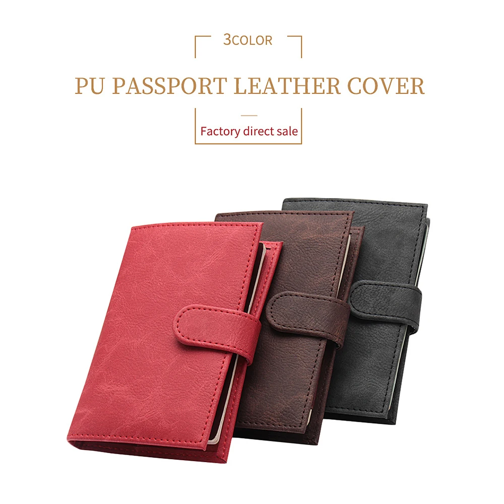 

Держатель для паспорта для мужчин, кожаный ретро-кошелек для паспорта, Обложка для паспорта в деловом стиле
