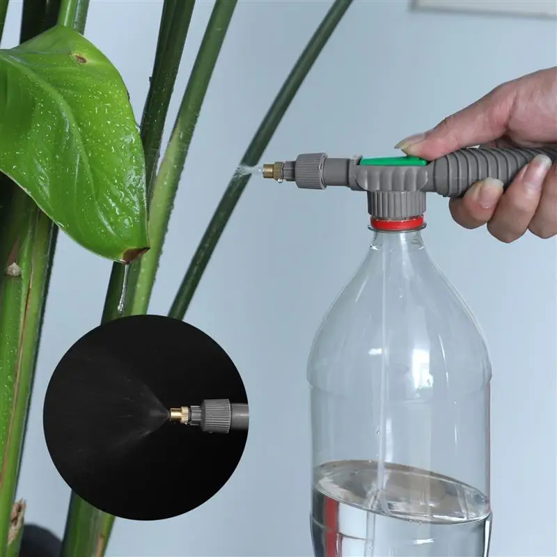 

Регулируемая насадка-распылитель для бутылок с напитками, воздушный насос высокого давления, ручной распылитель садовый инструмент для по...
