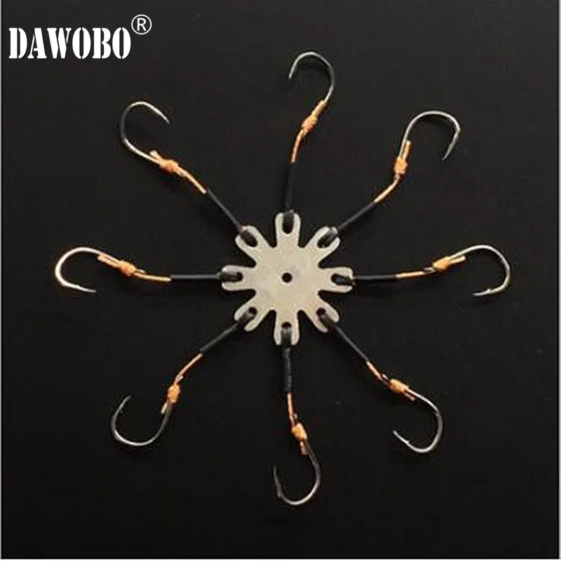 DAWOBO 2 шт./лот 16 крючков хит продаж рыболовные крючки снасти из высокоуглеродистой