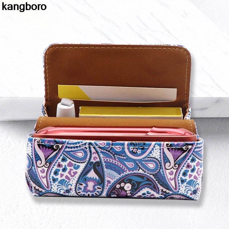 

New Flowers Leather Flip Case For IQOS 3.0 DUO Bag Pouch Carring Holder Protective Cover For Iqos3 Accessories