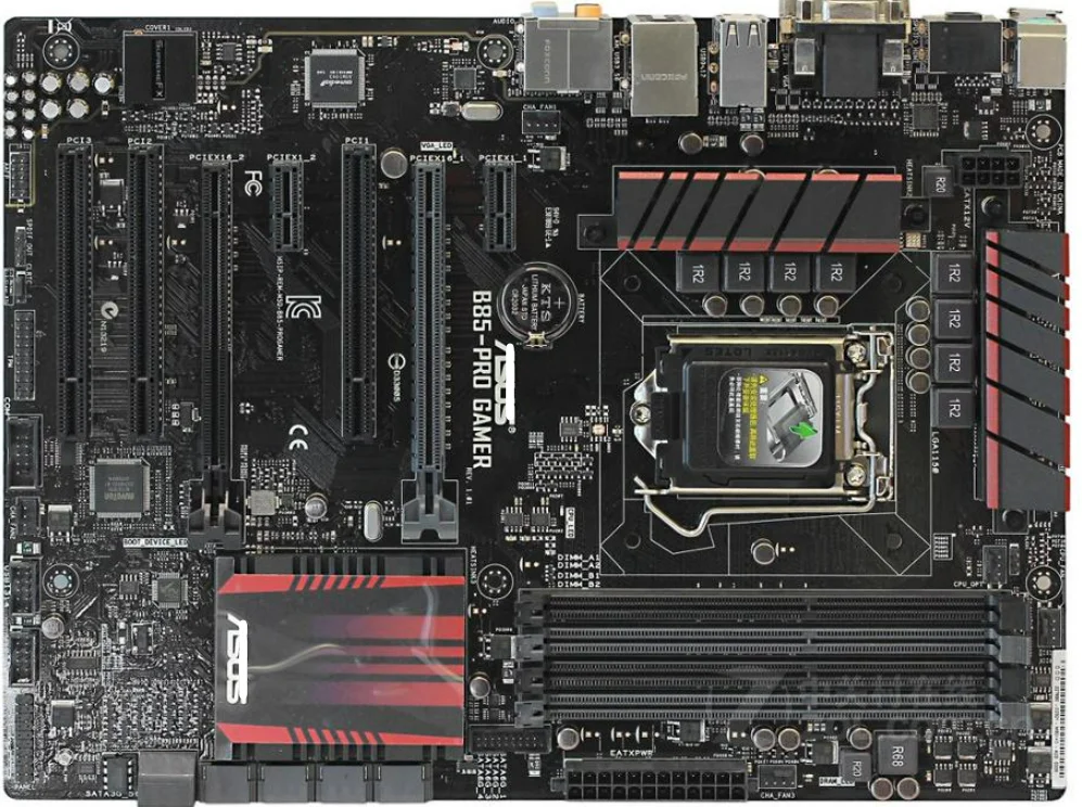 

Оригинальная игровая материнская плата DDR3 LGA B85-PRO, I3, I5, I7, 22 нм, 32 ГБ, USB2.0, USB3.0, B85, б/у, для настольных ПК