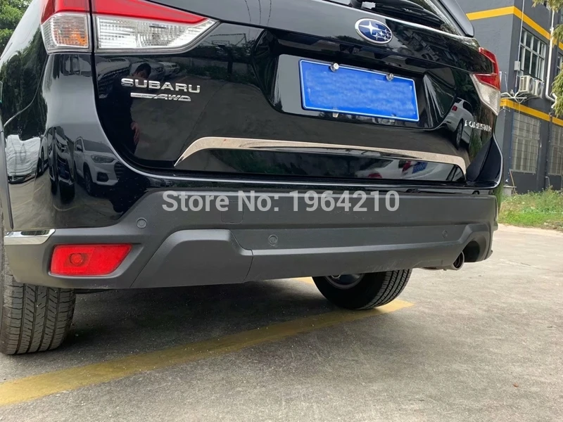Для Subaru Forester 2018 2019 2020 ABS Хромированная Задняя Крышка багажника ниже крышка