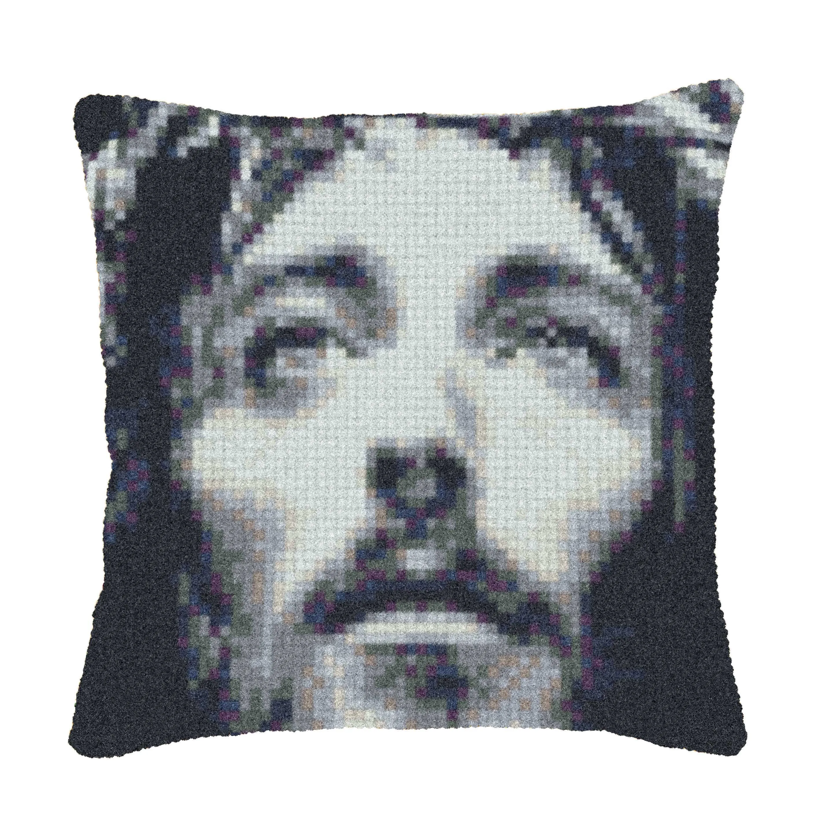 

God DIY Latch Hook Rug Kit 3D Segment Embroidery Pillow Wool Cross Stitch Carpet Set Crafts