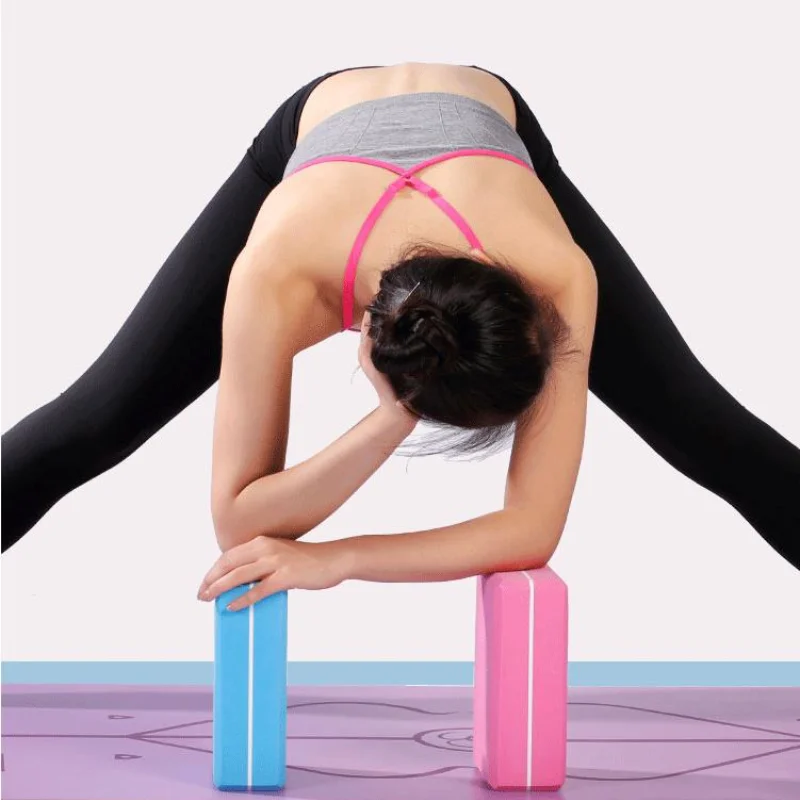 

Free Shipping Striped Yoga Bricks EVA Practice Bricks Foam Bricks Children's Bricks Dance Practice Aids Yoga Bricks