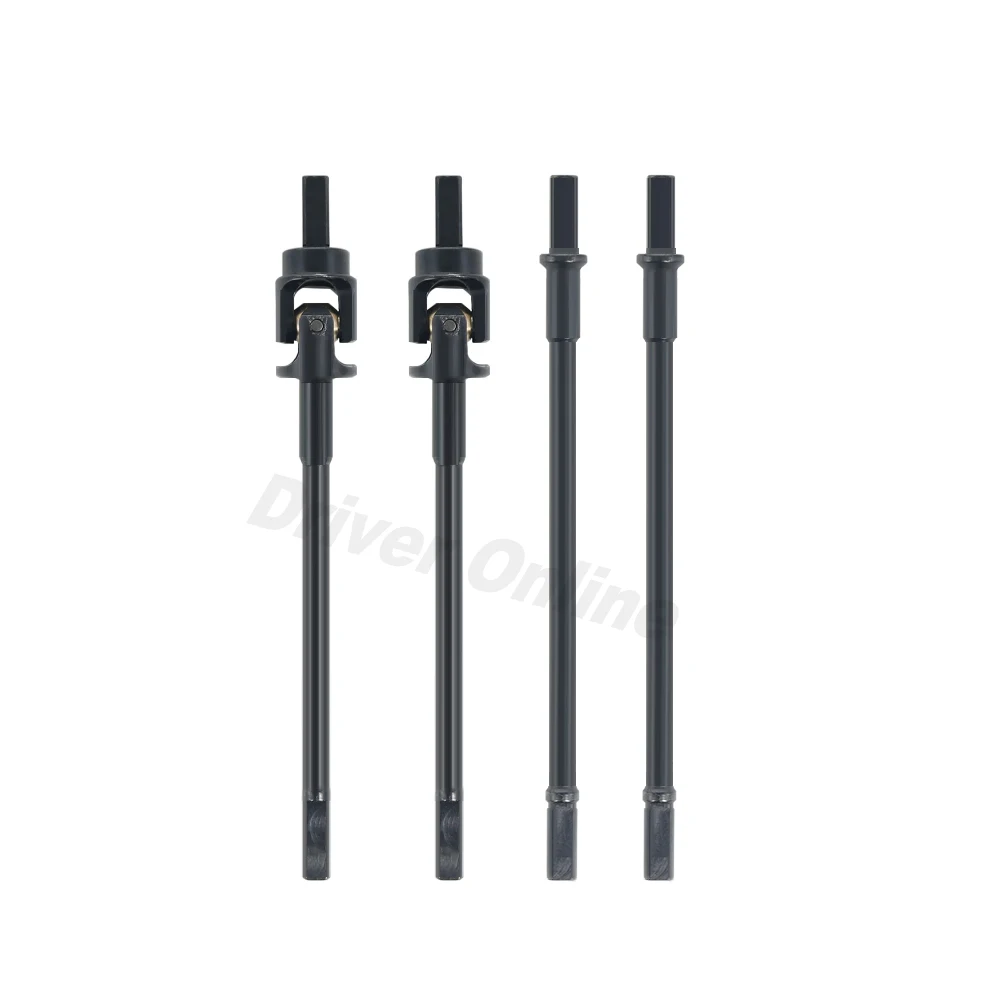 2pcs Hard Steel Front Rear Axle CVD Drive Shafts for 1/10 RC Crawler Axial Capra UTB Buggy F9 Portal Axles Spare Replace Parts