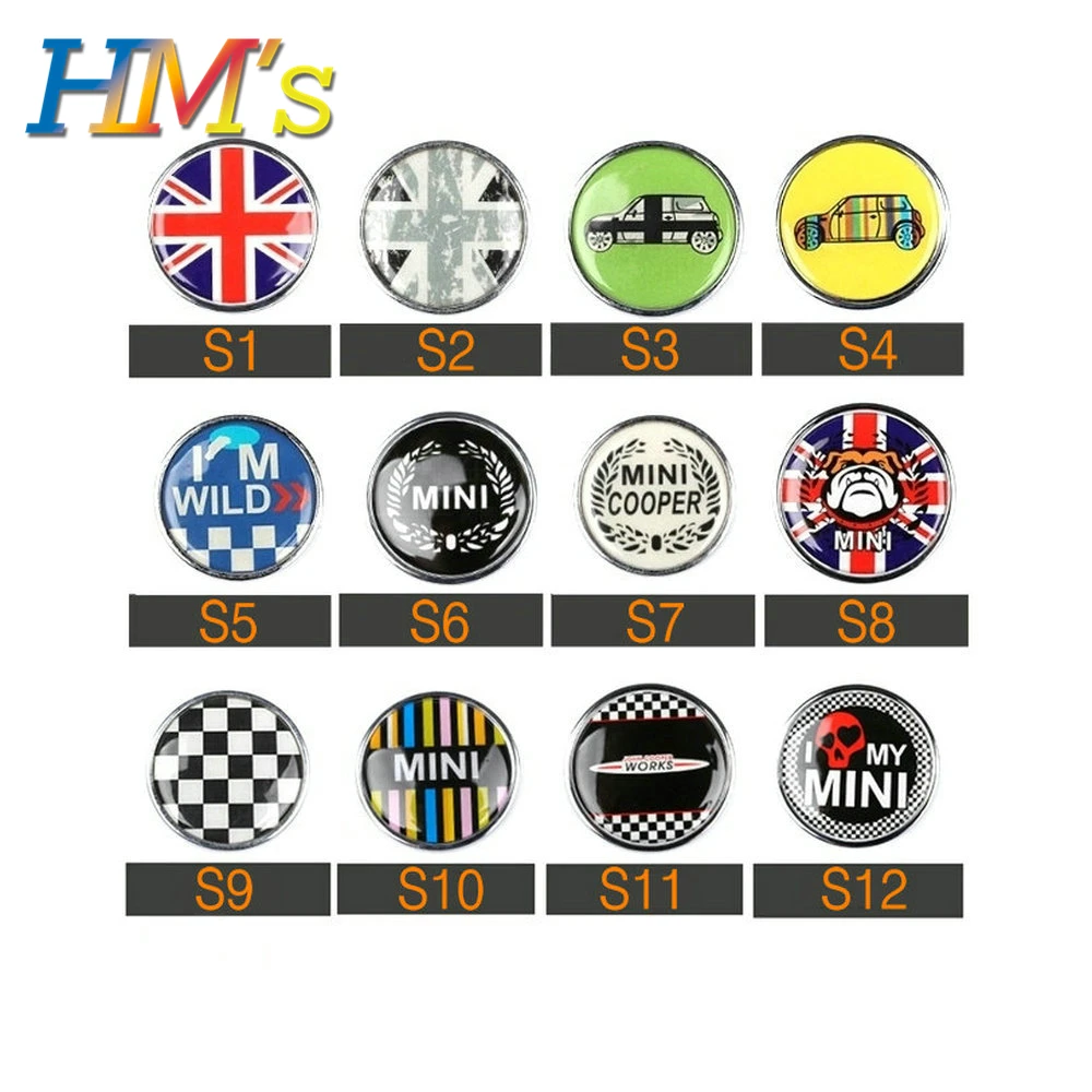 Для MINI Cooper S R53 R50 R55 R56 R60 One JCW аксессуары наклейка для передней решетки радиатора