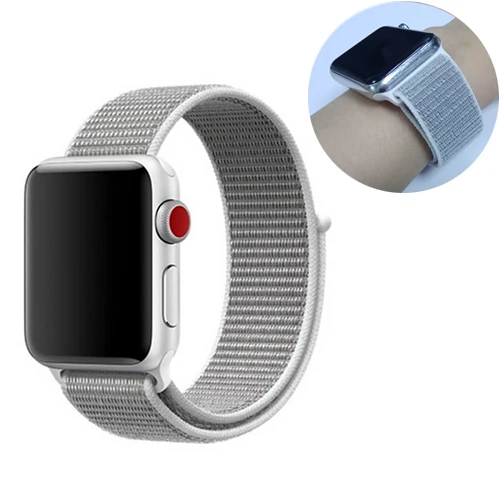 3 Ремешок для спортивных часов для apple watch, ремешок 42 мм, 38 мм, версия apple watch 5/4/3/2/1 наручных часов iwatch, ремешок 44 мм 40 мм двухслойный нейлоновый переплет ремешок для часов - Цвет ремешка: 3