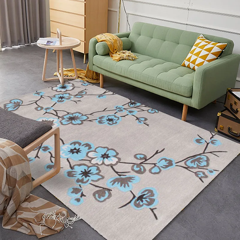 

Китайский стиль Новый китайский ковер журнальный столик для гостиной коврик прикроватная тумбочка для спальни одеяло кровать декорационн...