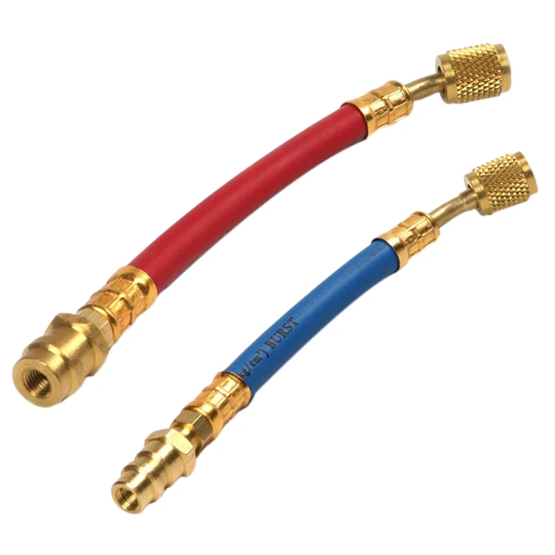 Горячая XD 2 шт. высокое и низкое давление R12 до R134A шланг адаптер для совпадений