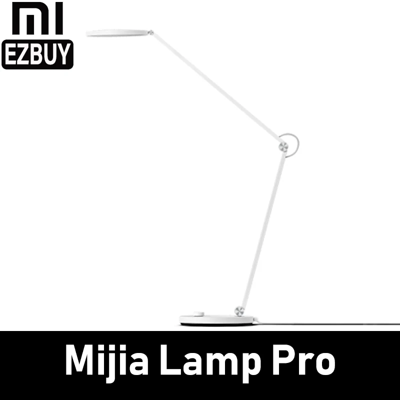 Xiaomi Mijia светодиодный настольный светильник Pro, умный светильник для чтения с защитой глаз, настольные лампы с затемнением, бестеневая лампа для работы с Apple HomeKit