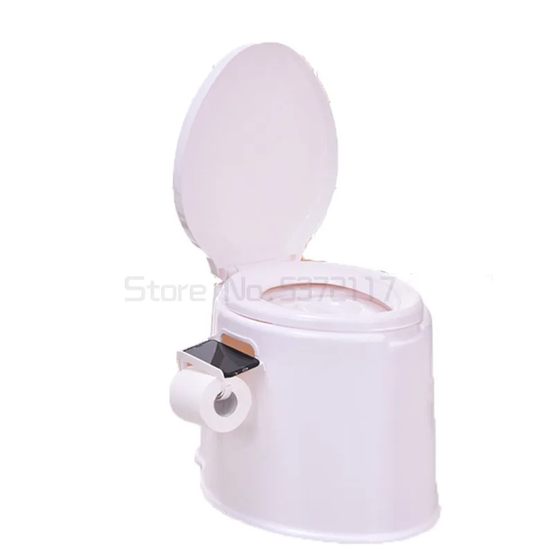 

Portable Travel Toilet Compact Potty Bucket Seats w _ Waste Tank Lightweight Outdoor Indoor Toilet For Camping and Hiking