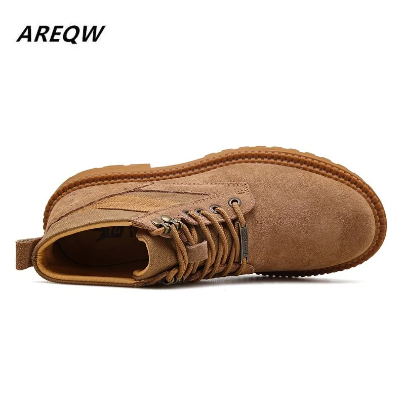 2019 мужская повседневная обувь высококачественные и удобные высокие ботинки на