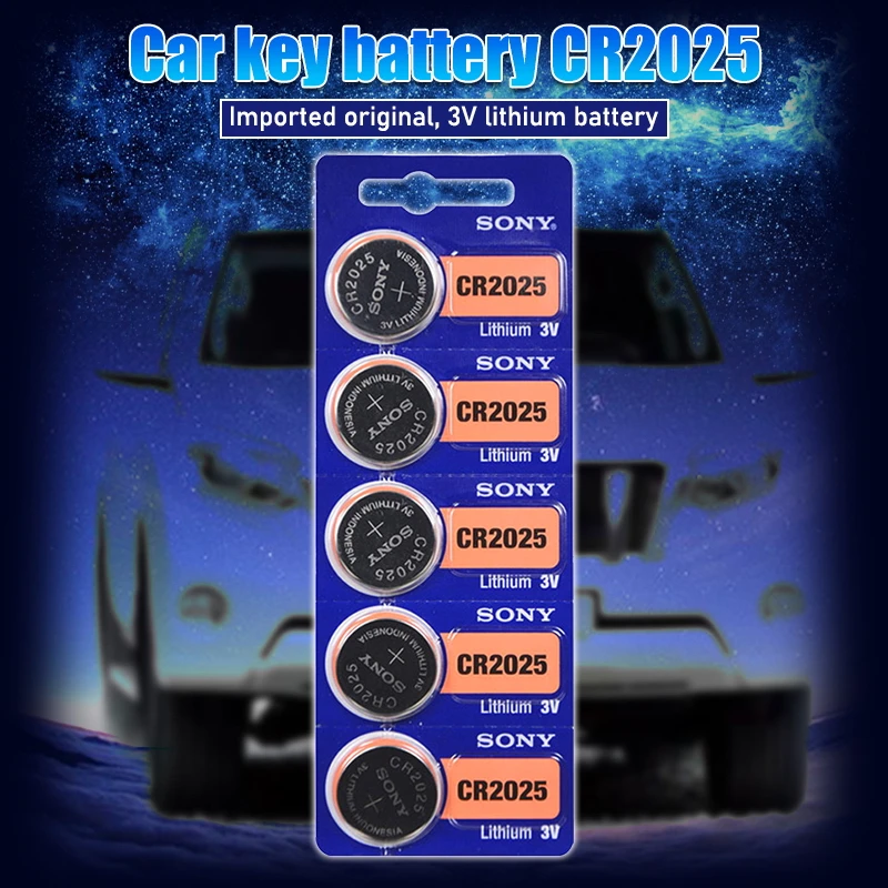 2020 Новые 500 шт. 3 в CR2025 батарейки с монетницей литиевая батарея DL2025 KCR2025 CR 2025 для