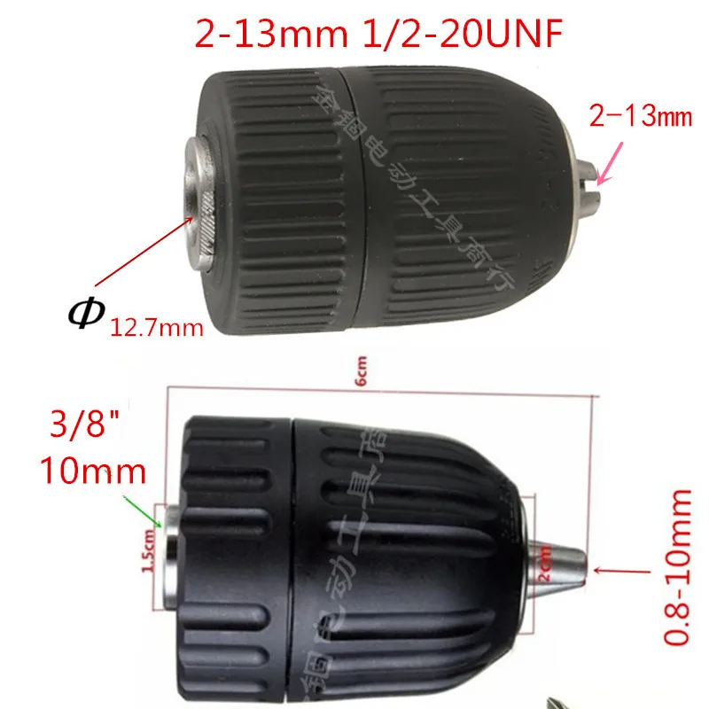 Быстрозажимной патрон 3/8-24UNF заменить для MAKITA HP343 DF347D DDF343 8281DW 8271DW 6281DW 6281D 6280D 6270D 6271D 6261D 6271DW