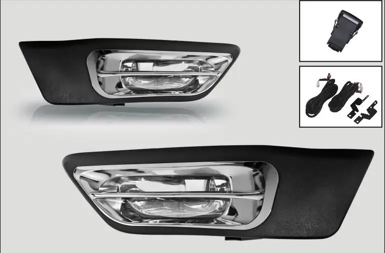 Чехол для Хонда сrv туман светильник 2002 2003 2004 Галогенные Противотуманные фары