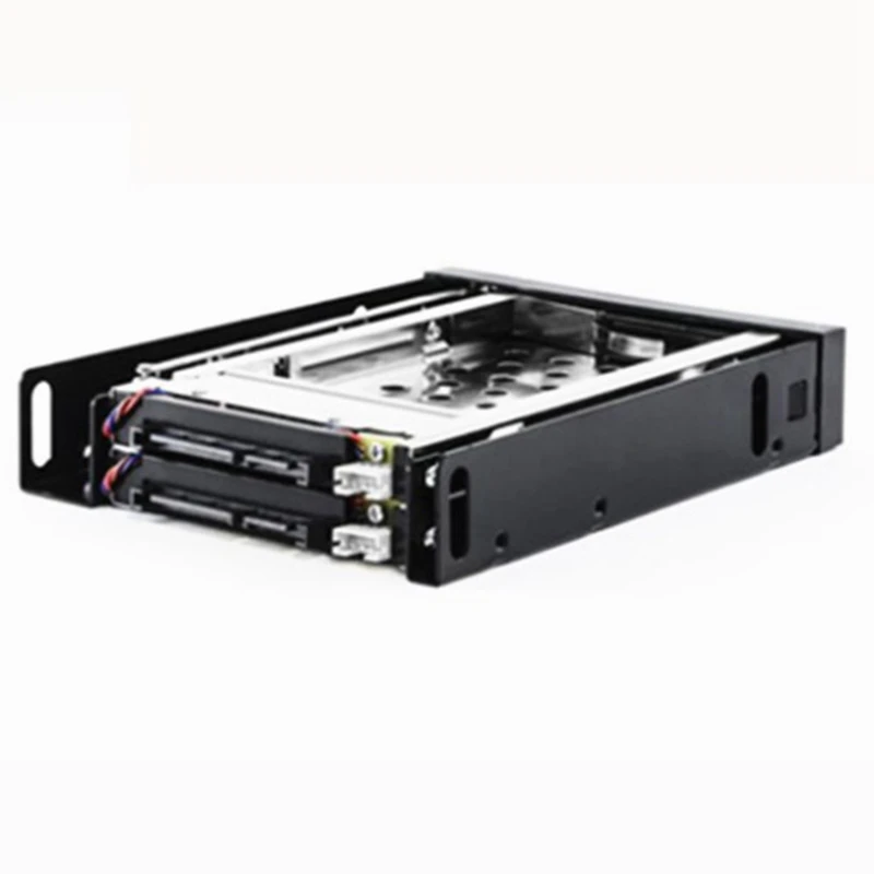 2.5 Inch Floppy Disk Drive Tray 2Bay Disk Drive SATA for HDD/SSD Hard