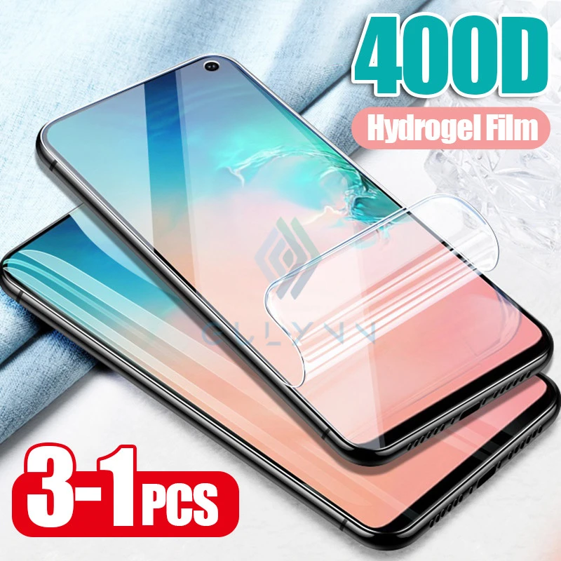 3-1 шт 400D Защитная пленка для Samsung Galaxy S10 S20 10 Plus мягкая Гидрогелевая A51 A71 A10 A20 A30 A40 A50