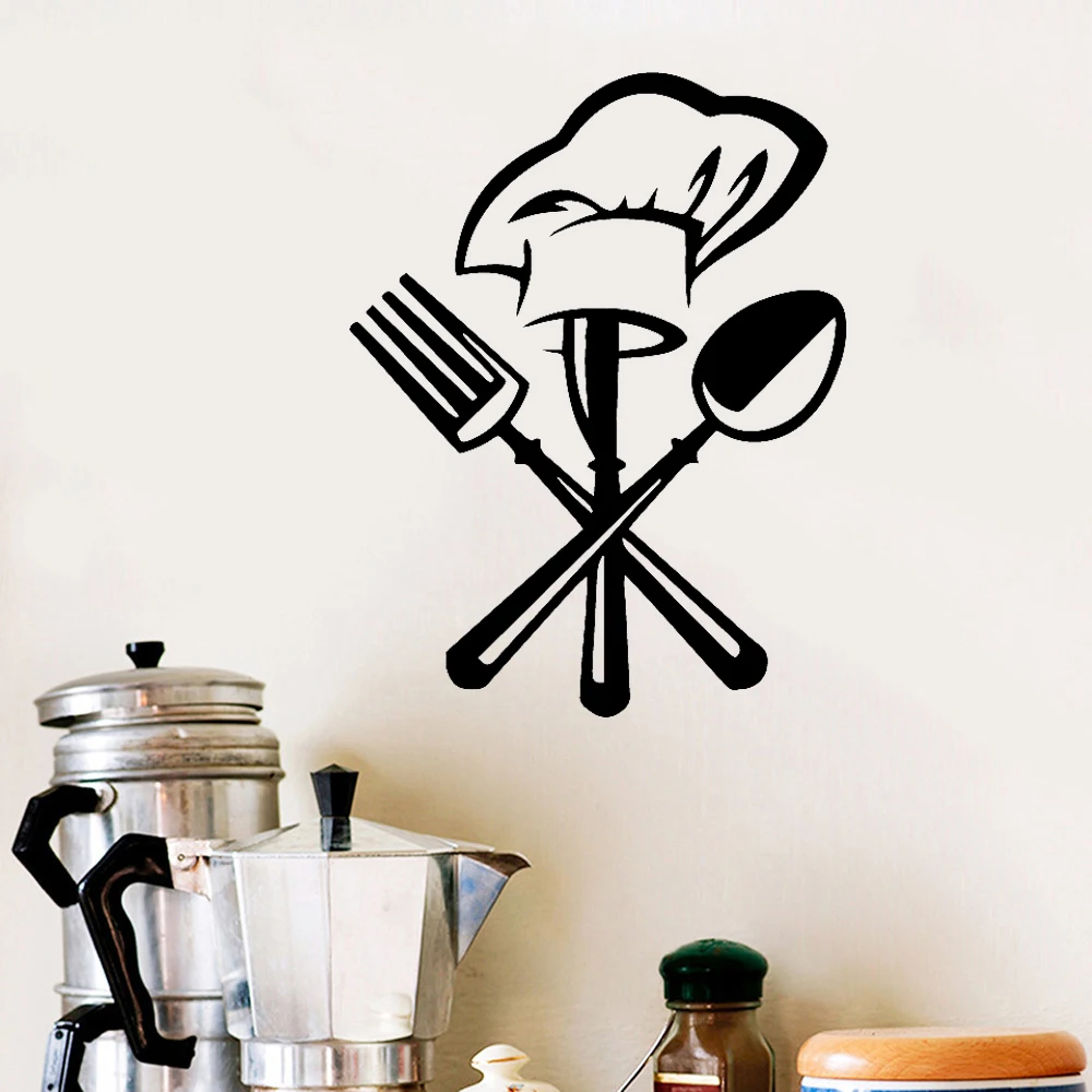 Кухонная Наклейка на стену украшение для столовой виниловые наклейки кухни