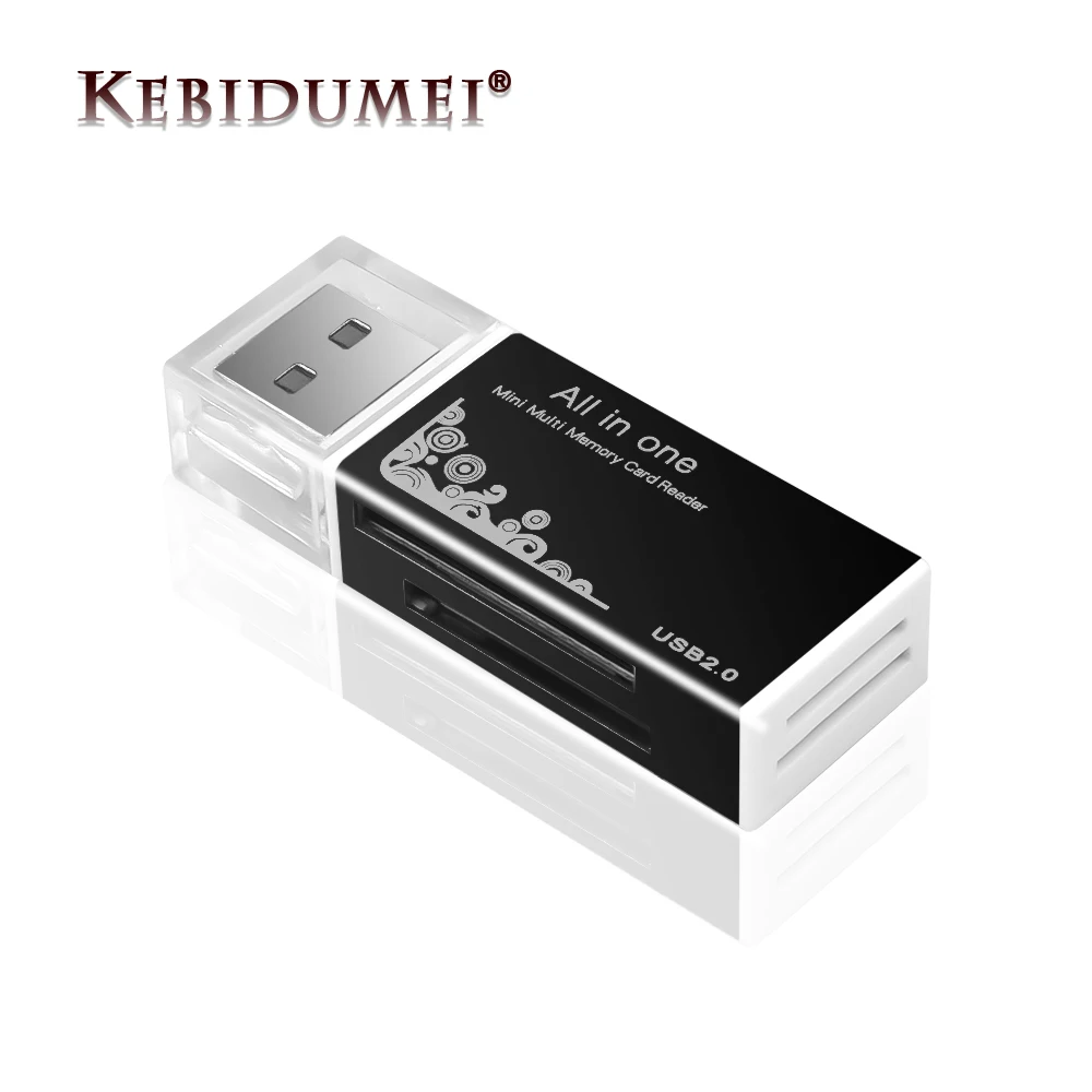 

Kebidumei многофункциональные USB 2,0 Кардридеры для TF карты Micro SD все в 1 многофункциональные Кардридеры для ПК компьютера