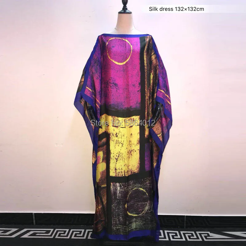 winyi 2021 africa dress Spring Summer New Arrivals o-neck Half Sleeve Print Pattern Women Loose Streetwear Floor-length Dress