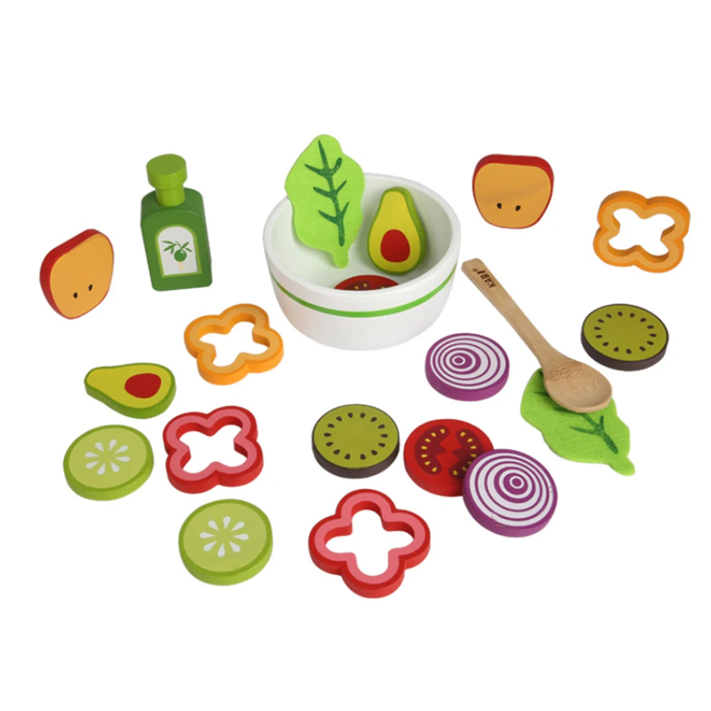 Приготовление салатов игрушки Классическая игра имитация кухонной резки