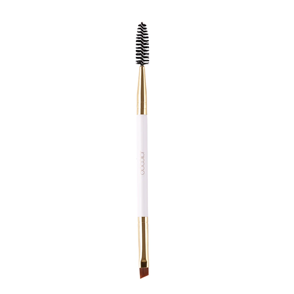 

1PC Duo Eyebrow Brushes Eyelash Brush Comb Premium Angled Mascara Wands Applicator Spoolers Brush Brow Comb Makeup Tools