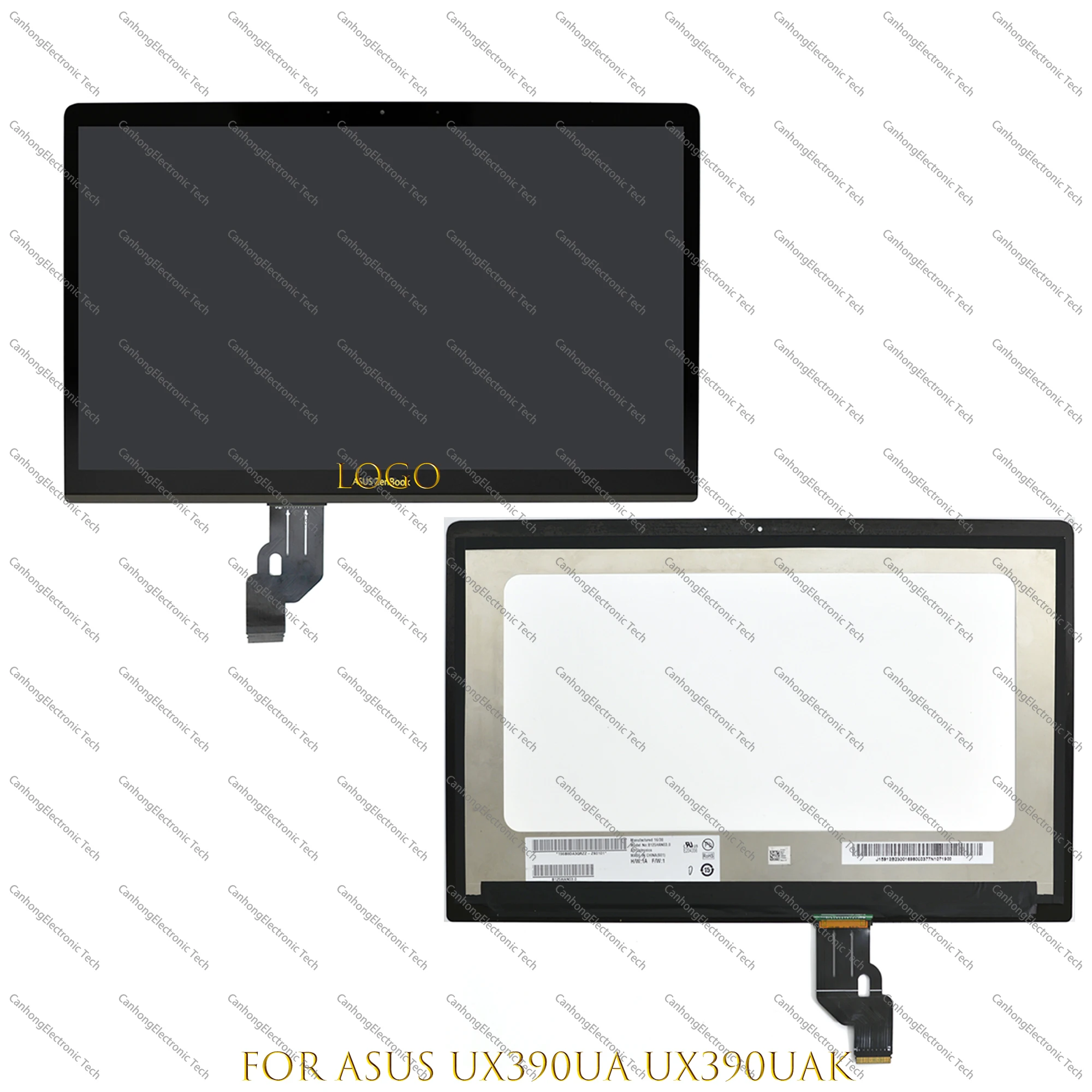 Панель ЖК-дисплея для ноутбука сменный экран в сборе FHD 1920*1080 12 5 дюйма ASUS ZenBook UX390