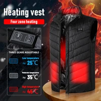vip heating vest 2489 zones heated vest men women usb heated jacket thermal clothing hunting vest winter heating fast deliver