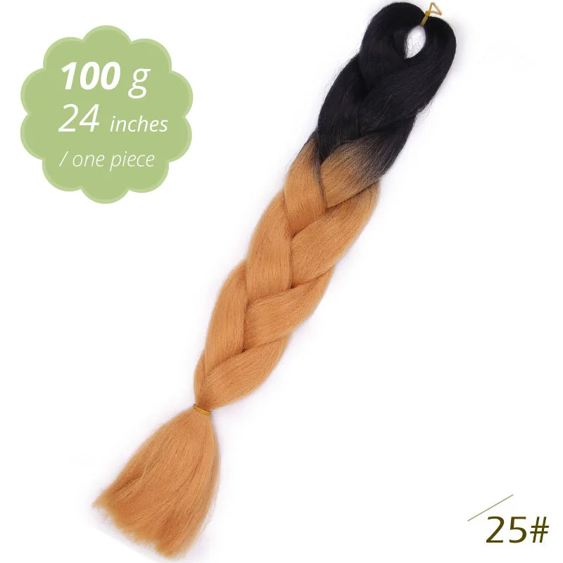 #30 AISI BEAUTY, Синтетические длинные Омбре косички, огромные косички, вязанные, Kanekal, волосы для наращивания, радужные косички, волосы, розовый, блонд - Цвет: #30