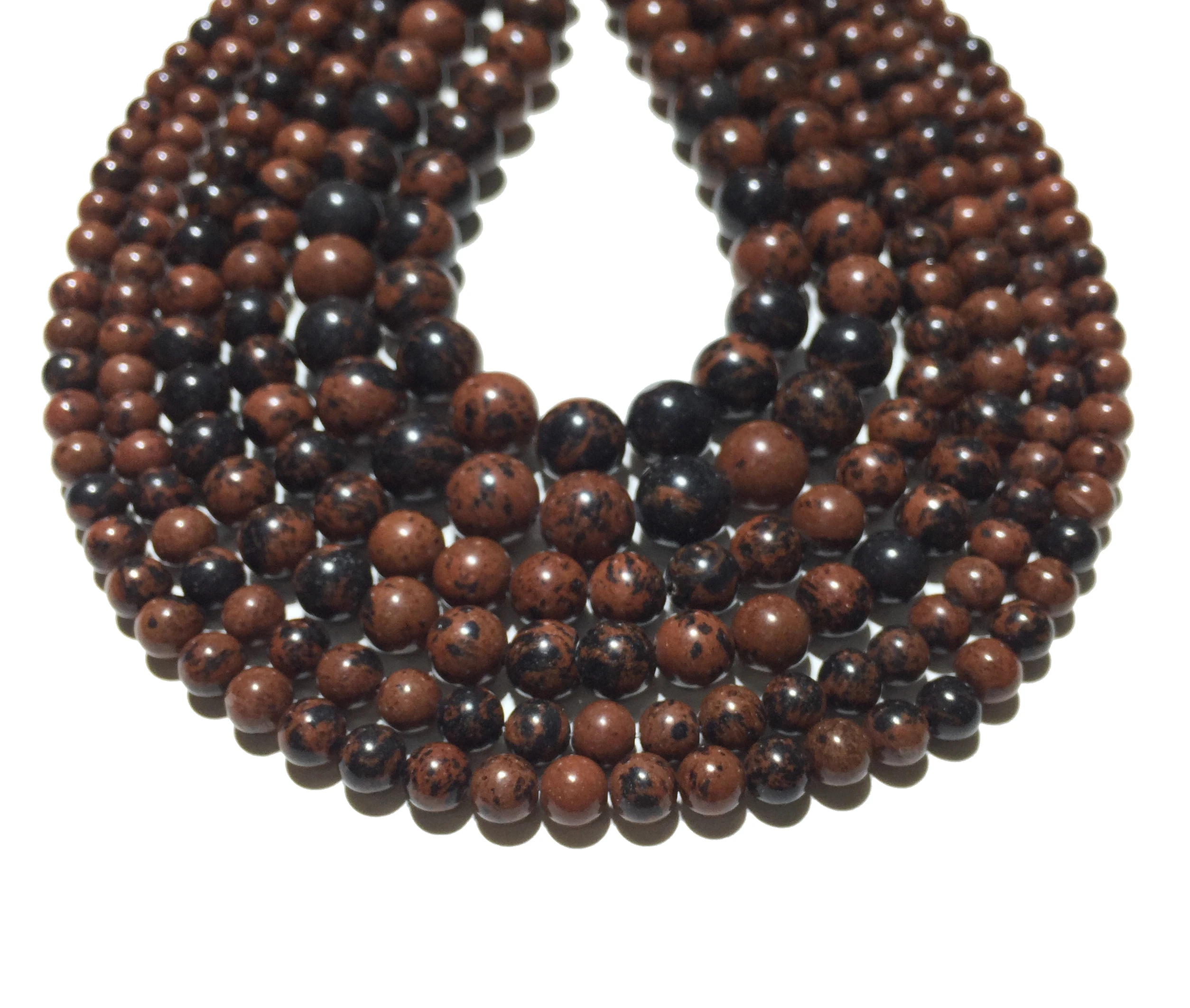 

4mm Natural Breciated Jasper Beads Gemstone Spacer Round Beads for Handcraft Bracelet Necklace DIY Jewelry Making Factory Price