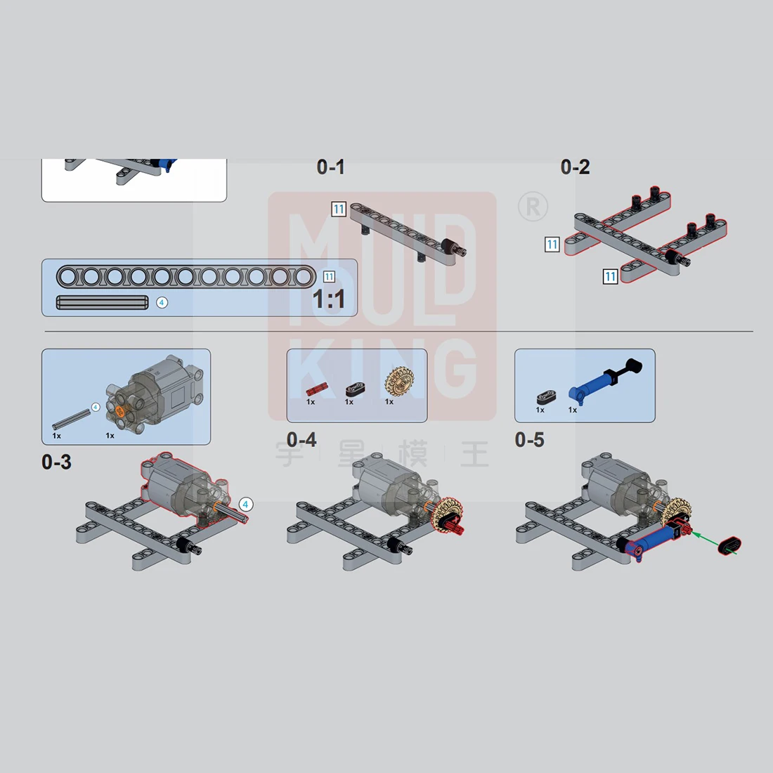 (Под заказ) 19 шт. 10 видов детали MOC Science Technology DIY пневматический комплект с
