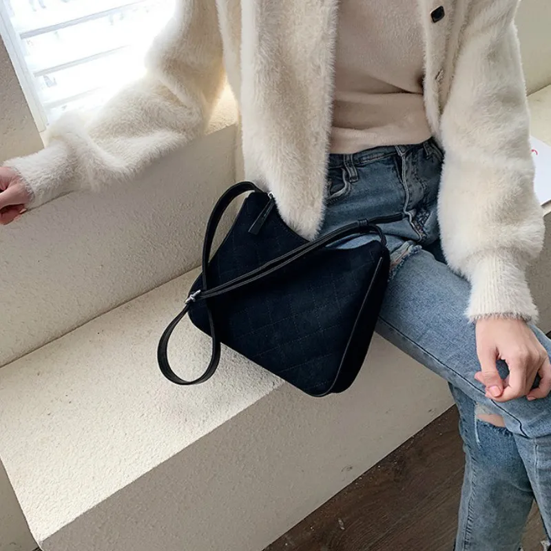 Winter Shoulder Bag Female 2019 New Luxury Vintage Designer Brand Messenger crossbody Frosted Suede Fashion Women Handbag | Багаж и сумки