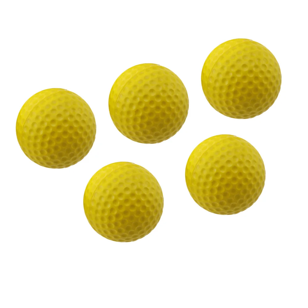 

5 Pcs Balls Indoors Practice Balls High Elastic Balls Outdoor Training Aid Balls (Yellow)